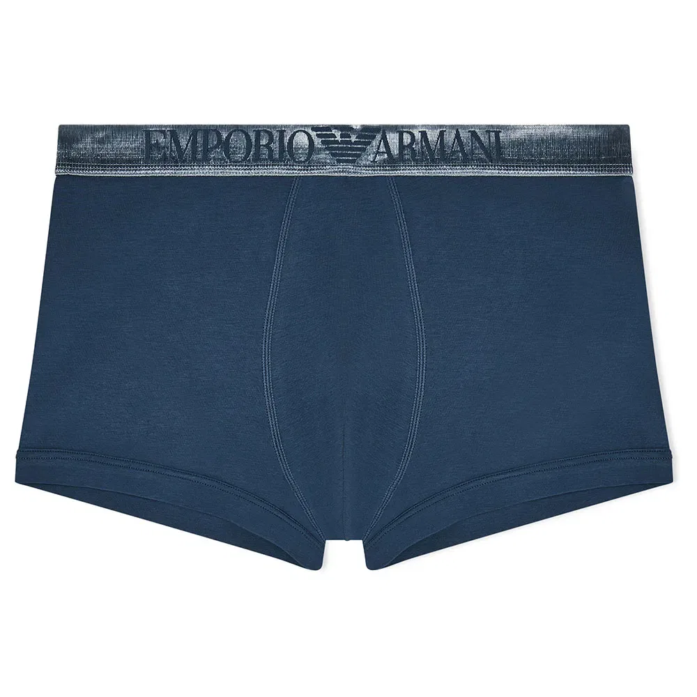Трусы боксеры Emporio Armani 3 шт, синий — фото 3