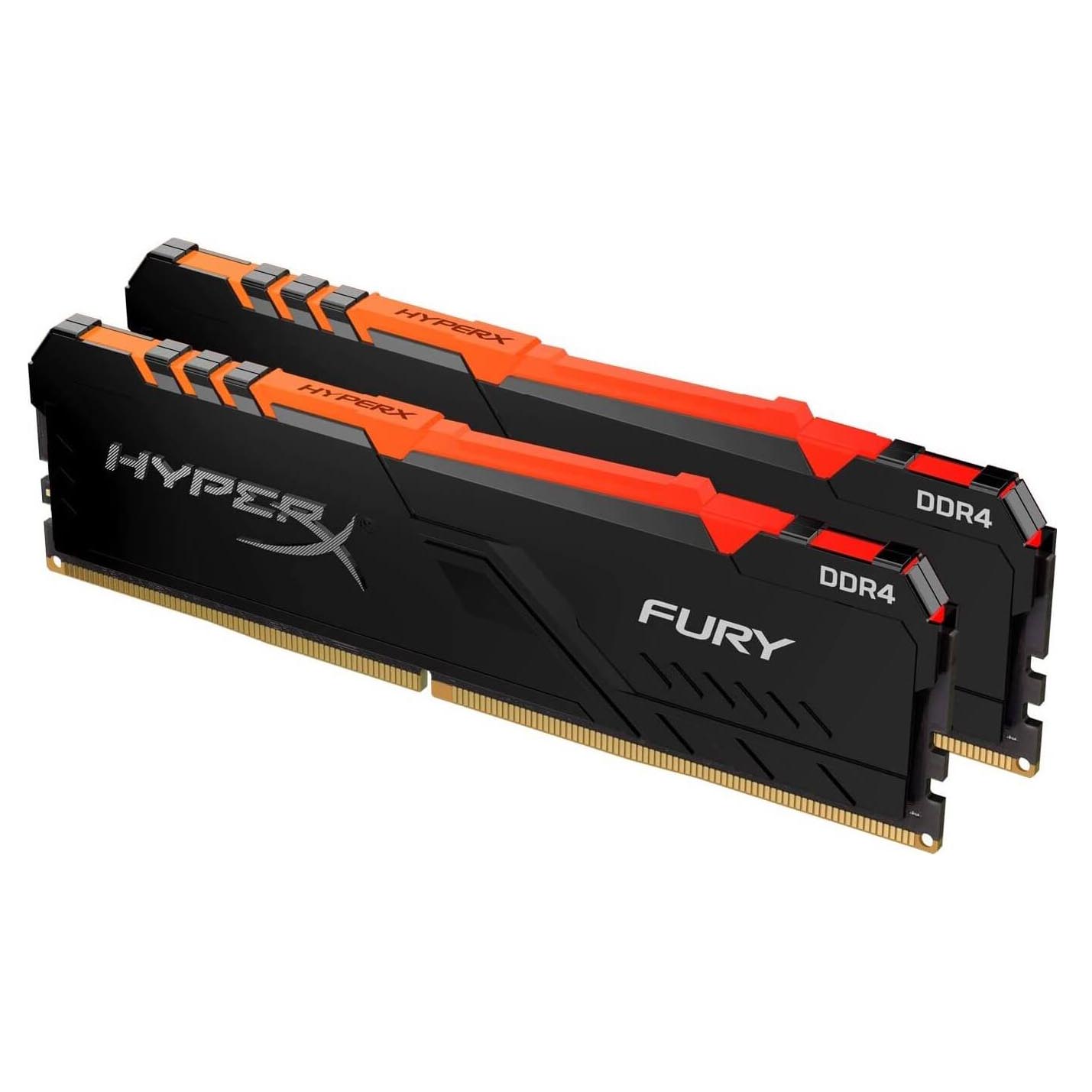 Модуль памяти HyperX Fury RGB 32 ГБ (2 x 16 ГБ) 3200 МГц DDR4 CL16 HX432C16FB4AK2/32 - фото