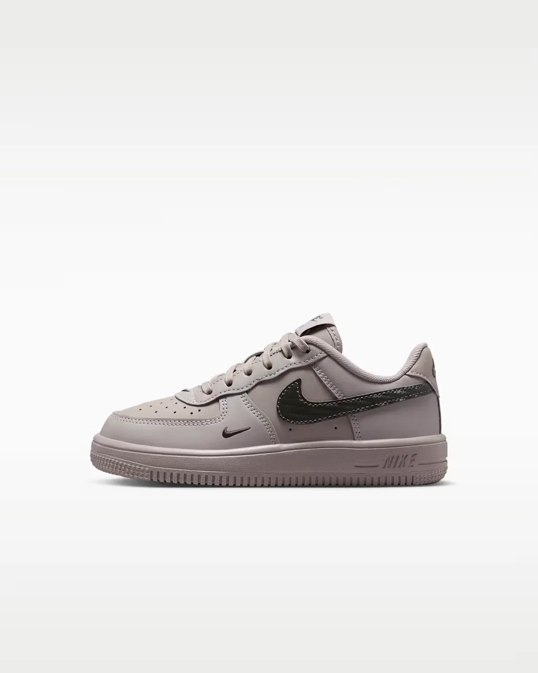 Детские кроссовки Force 1 Tech Essential Nike, College Grey/Newsprint
