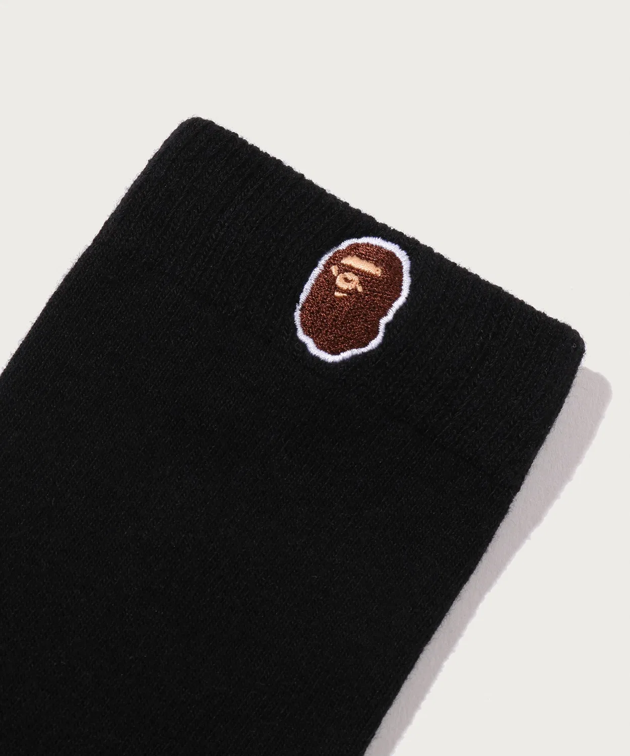 Детские носки с вышивкой APE HEAD A BATHING APE, Белый — фото 3
