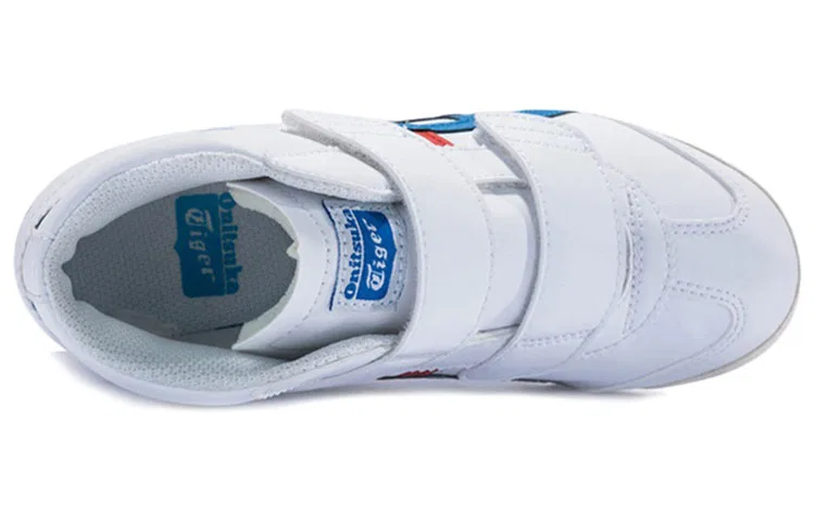 Детские кеды Onitsuka Tiger Mexico Mid Runner с липучкой, Белый — фото 4