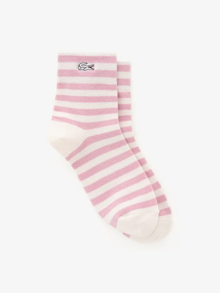 Носки LACOSTE Basic Pique, розовые