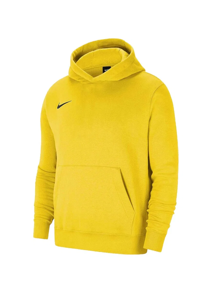 Толстовка NIKE 'Nike Dry Park 20 JR Hoodie' желтого цвета