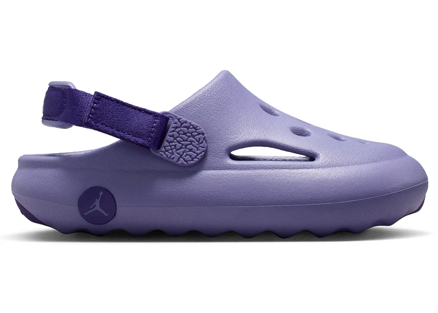 Детские сланцы с принтом Jordan Hydrip Jordan, Dusty Amethyst/Court Purple