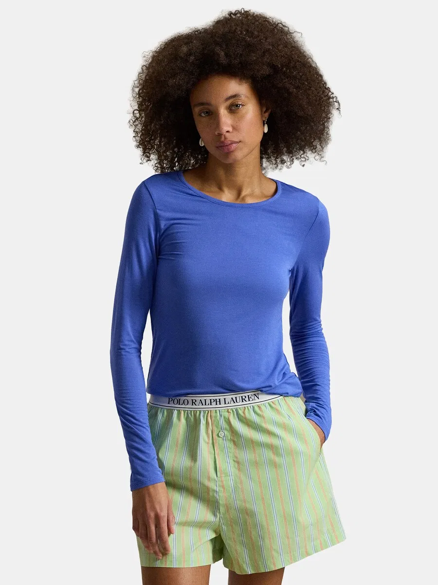 Топ Polo Ralph Lauren 'Midnight Sheer' синего цвета — фото 2