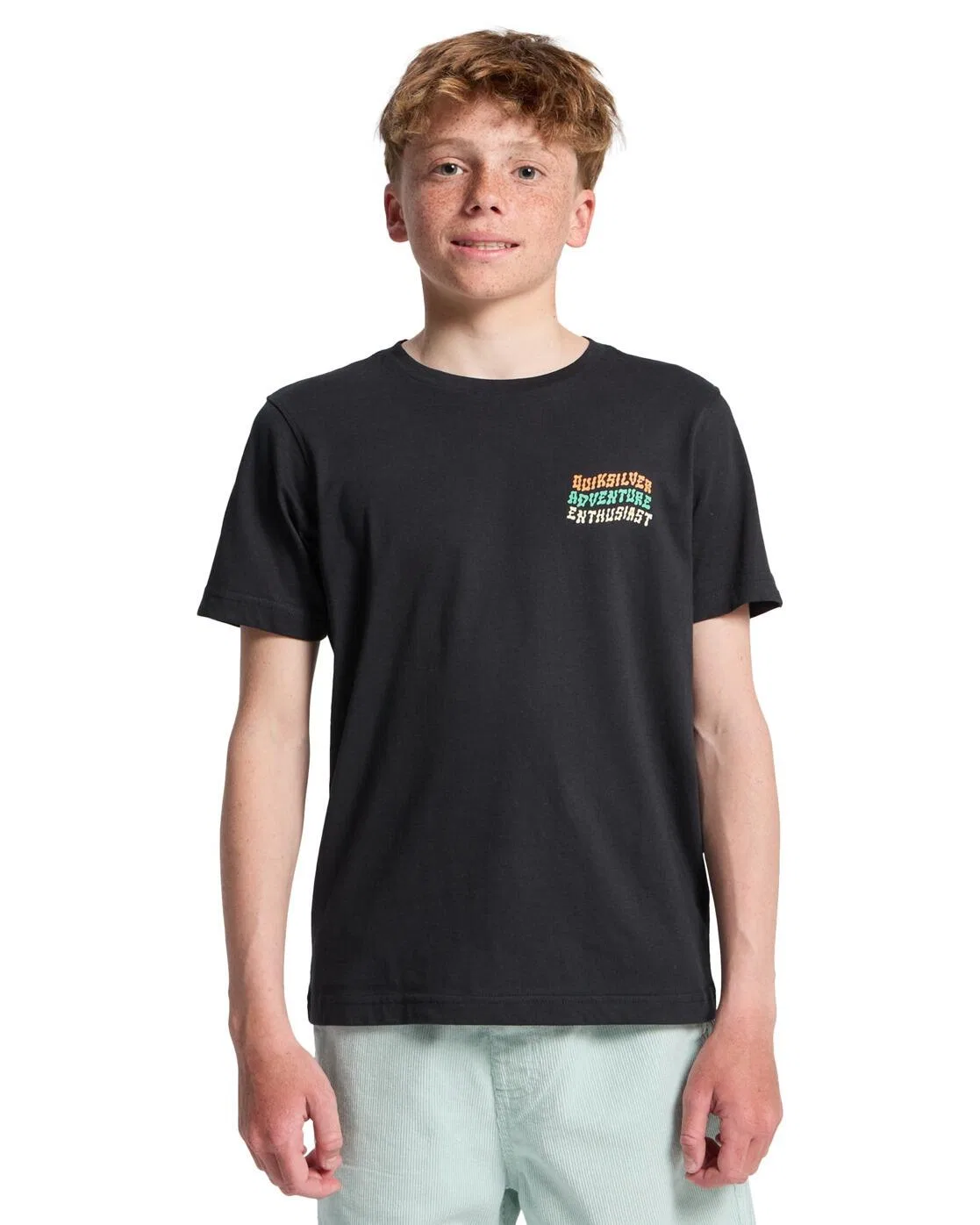 Детская футболка с принтом COSMIC CHARACTER Quiksilver, Schwarz