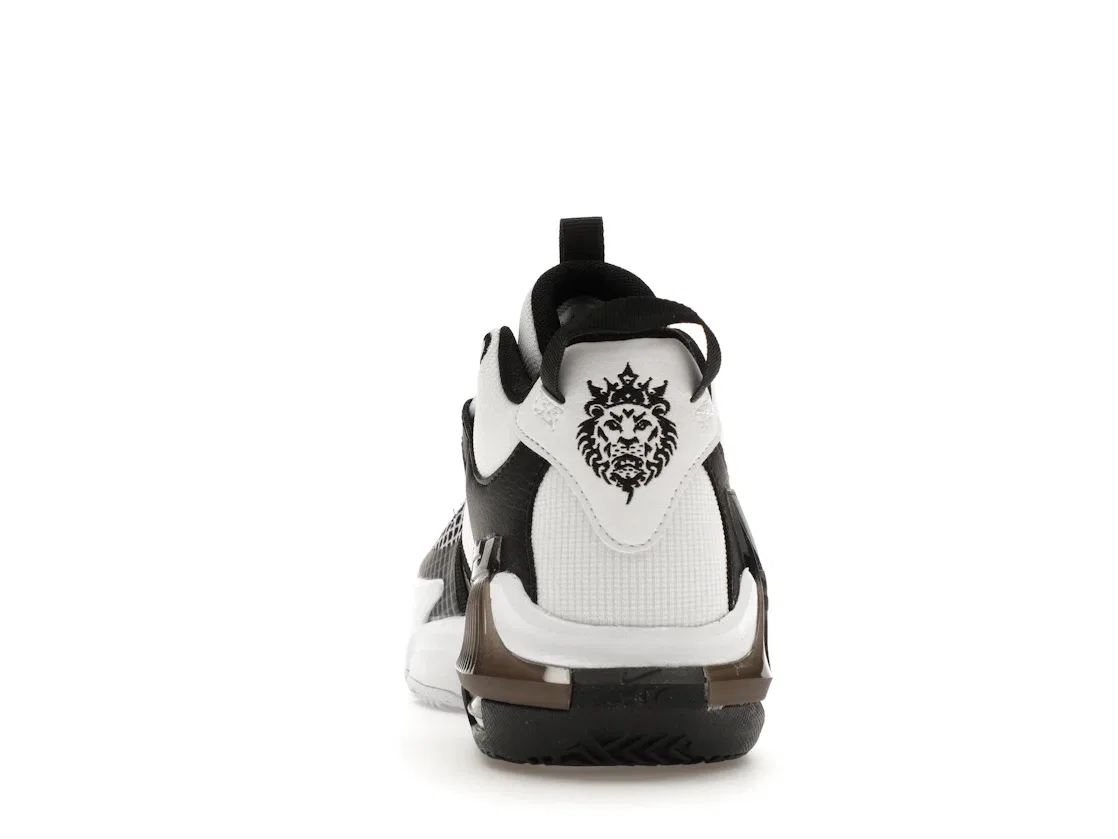 Детские кроссовки для баскетбола Nike LeBron Witness 7, White/Black/Black/Metallic Silver — фото 4