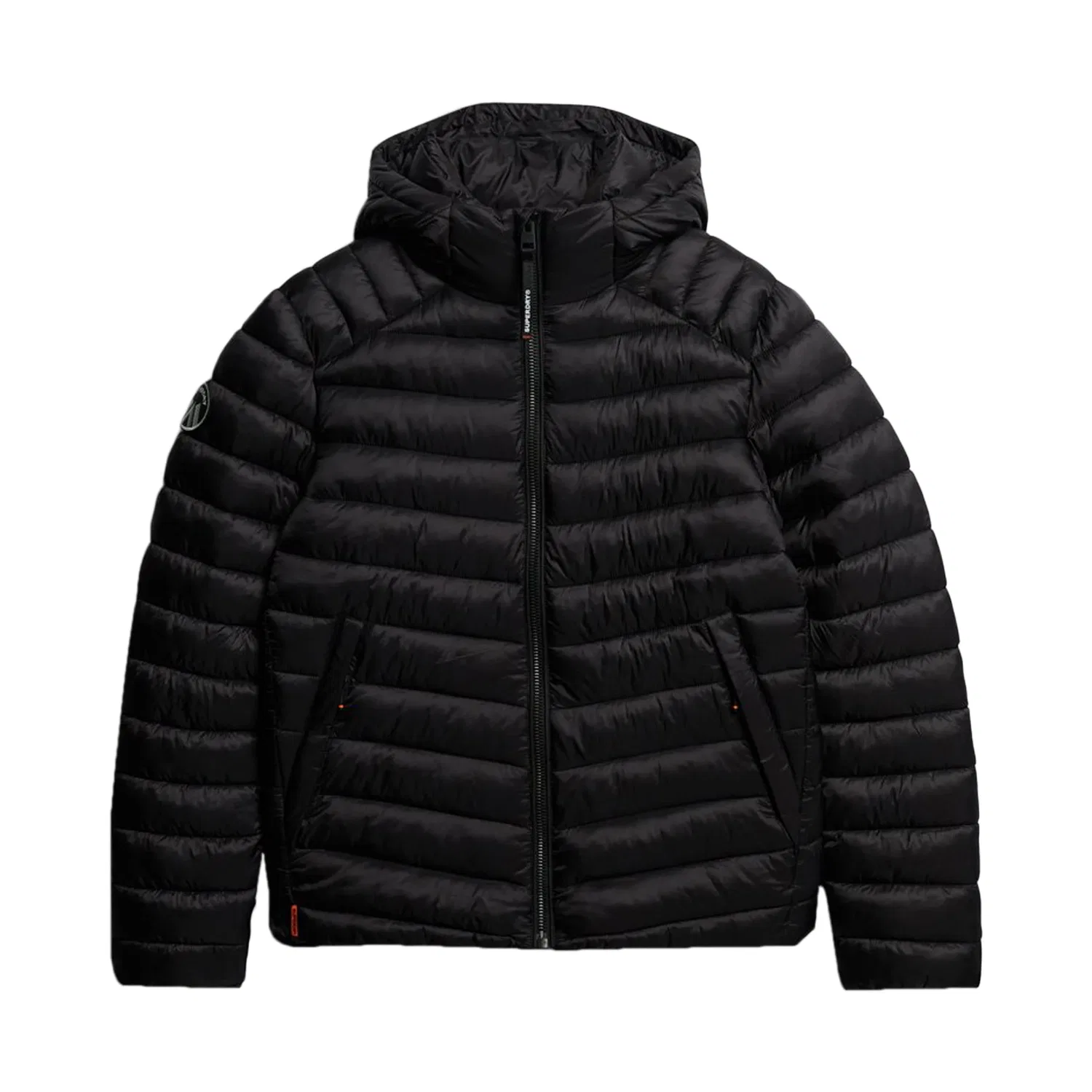 Мужская пуховая куртка с капюшоном Padded JKT Superdry, Black