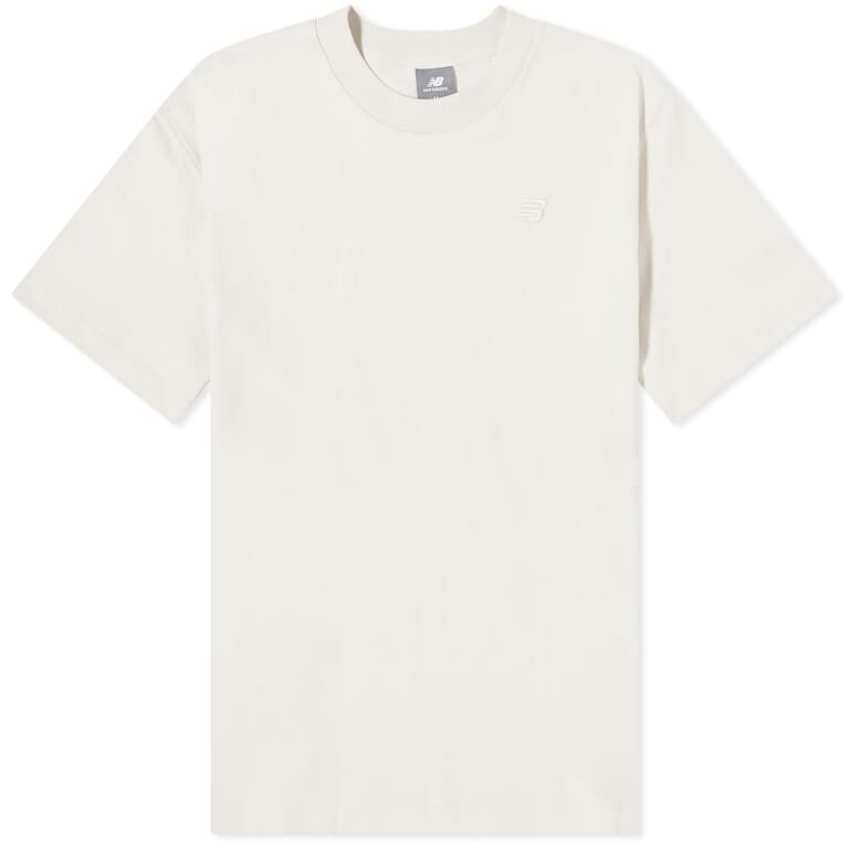 

Футболка New Balance NB Athletics Jersey, светло-кремовый, Бежевый, Футболка New Balance NB Athletics Jersey, светло-кремовый