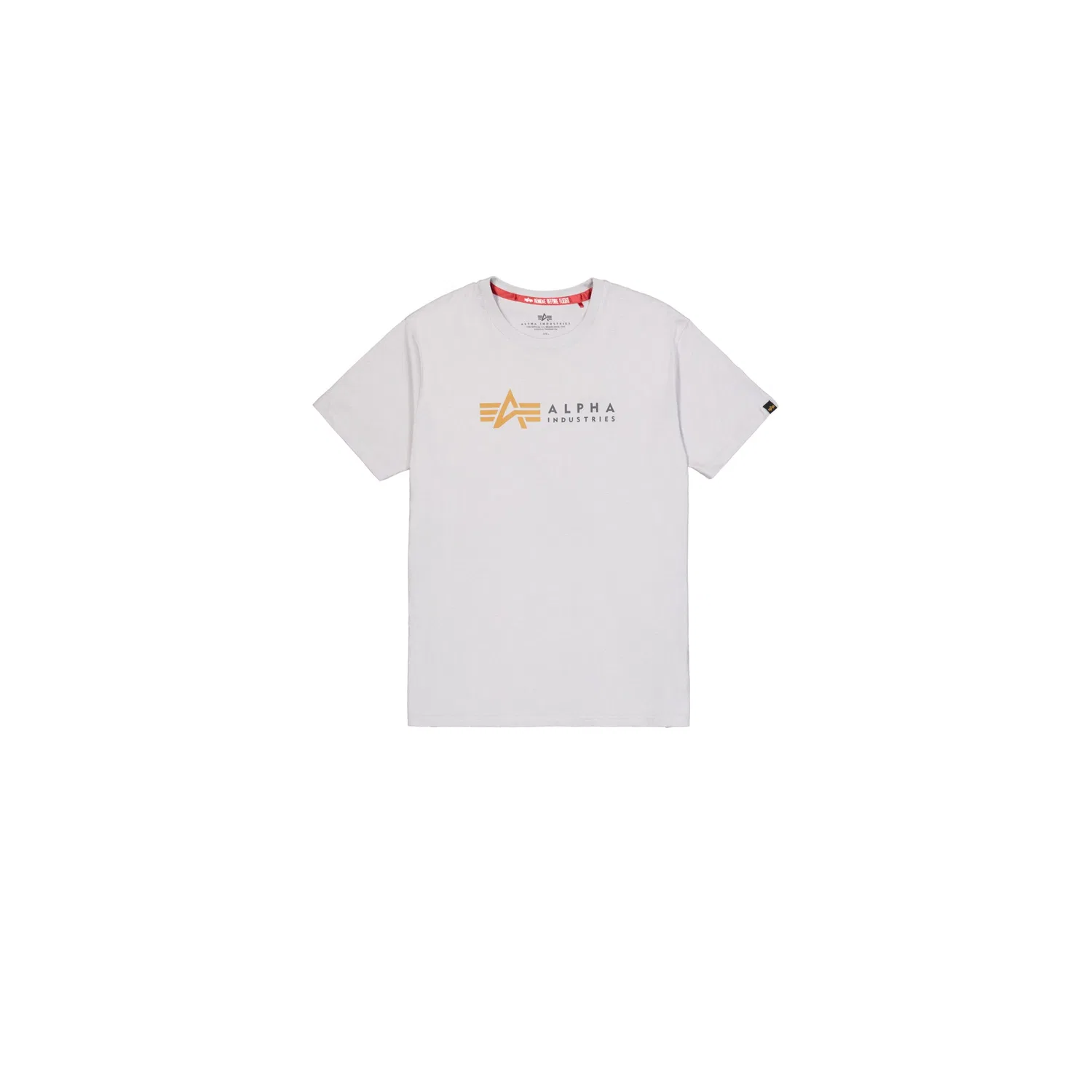Детская футболка с принтом Alpha Industries, Pastel Grey — фото 4