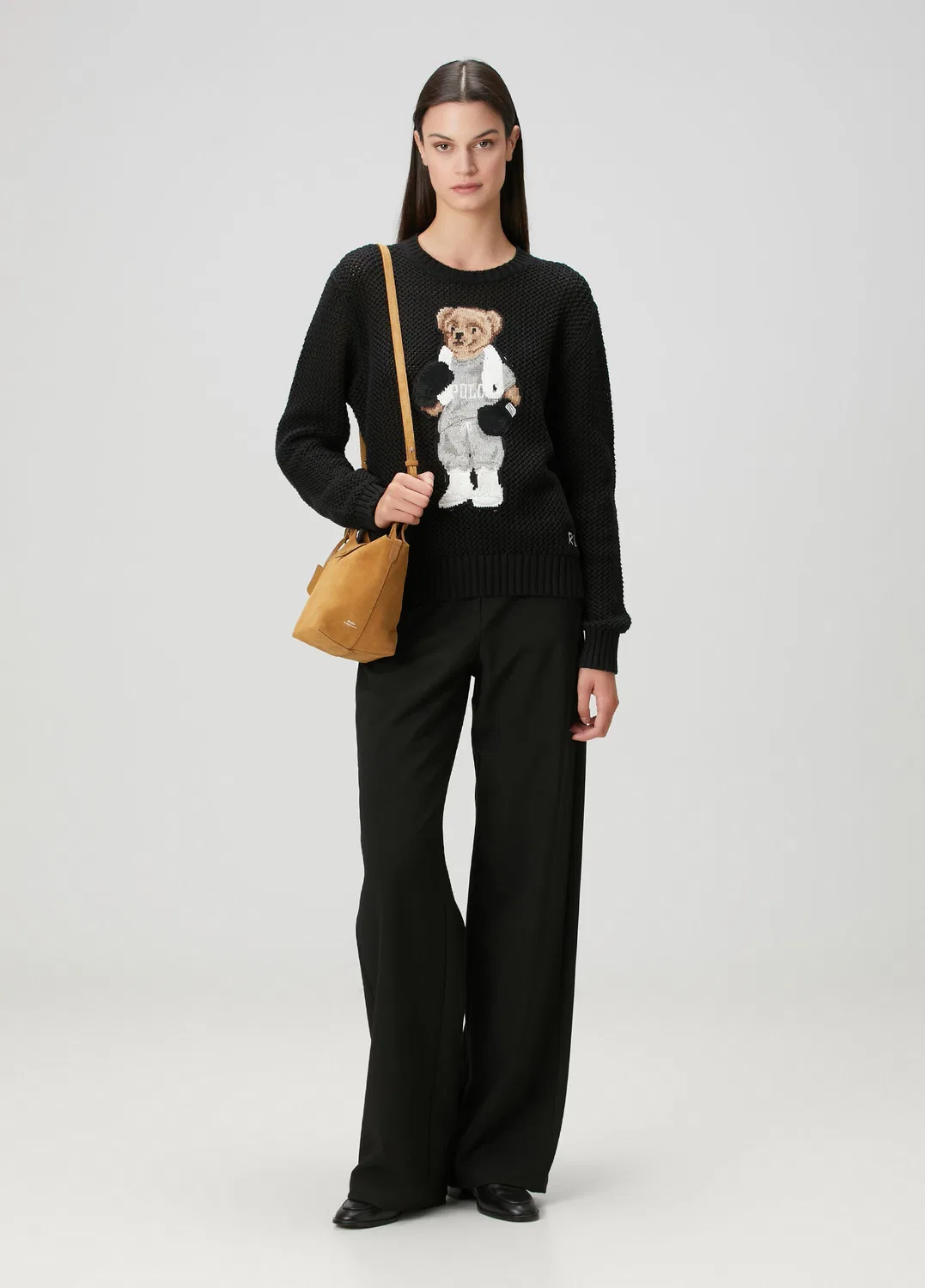 Свитер Polo Ralph Lauren Polo Bear, черный — фото 2