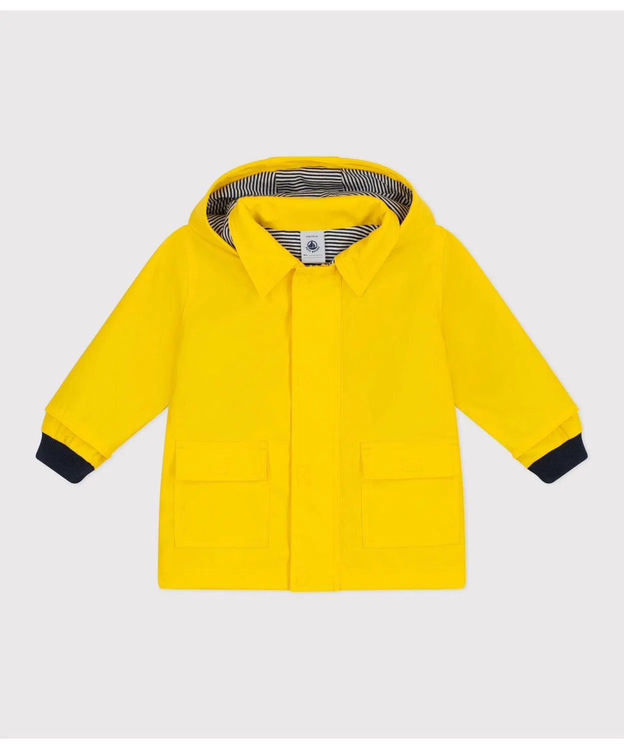 Детская ветровка для мальчиков с капюшоном Yacht Parka PETIT BATEAU, Light Yellow