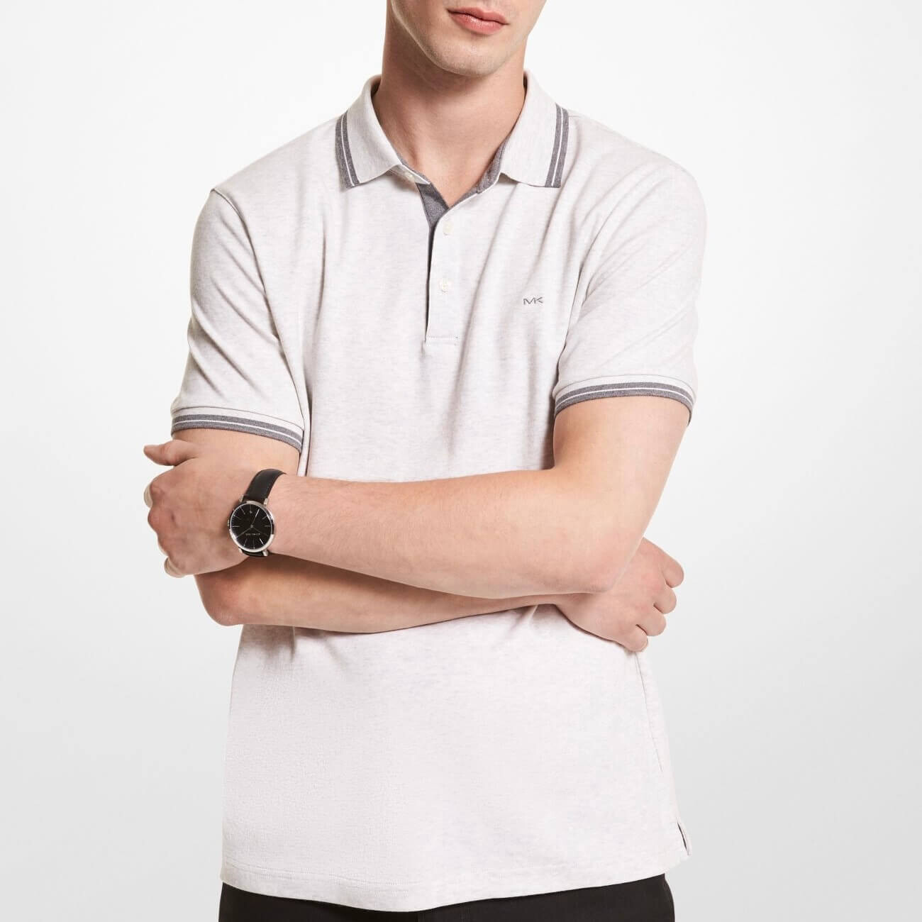 

Рубашка-поло Michael Kors Greenwich Cotton, бежевый