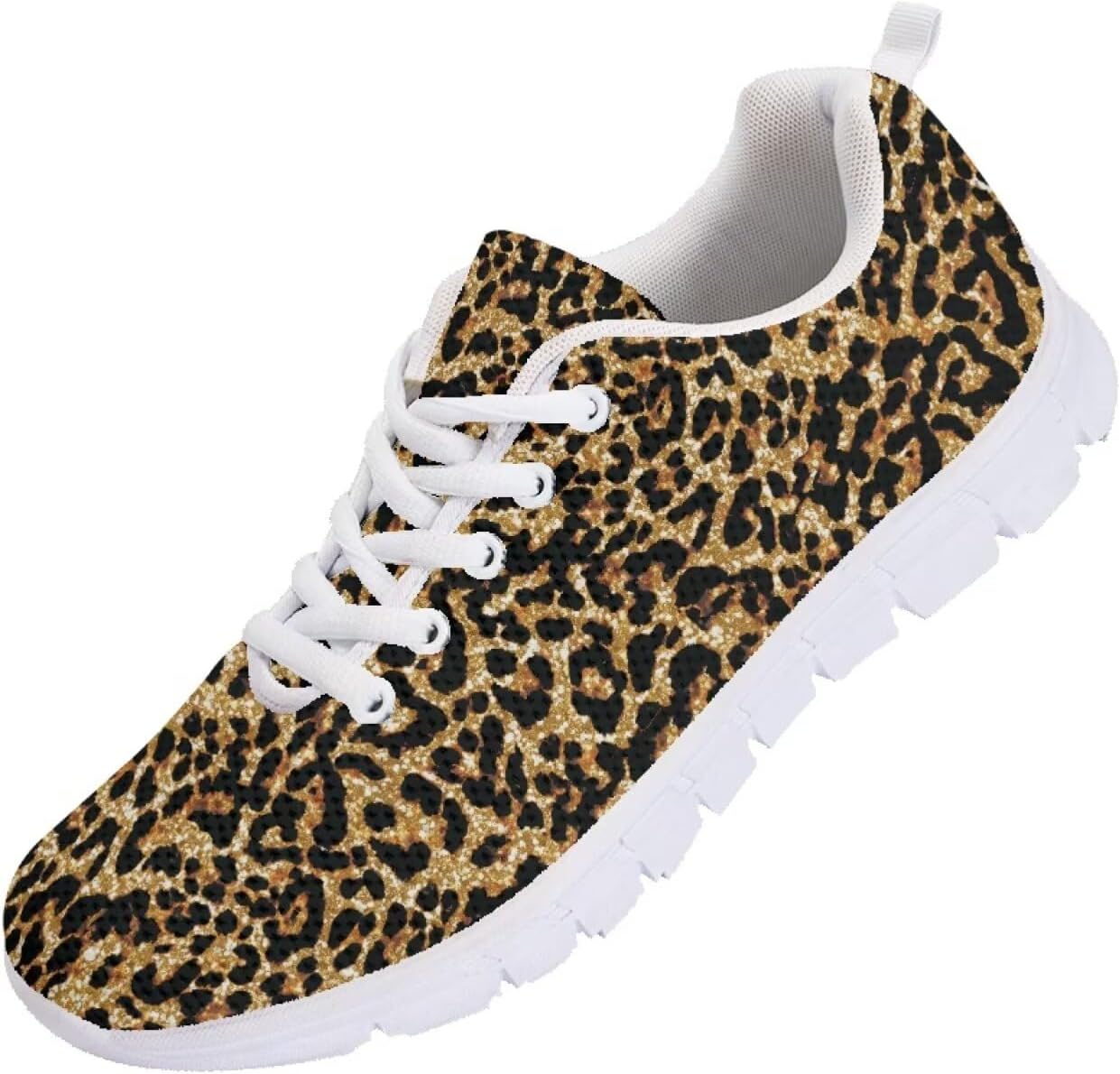 

Мужские кроссовки Funnydude Funny Print для ходьбы, удобные, дышащие, с сеткой, повседневные, золотой