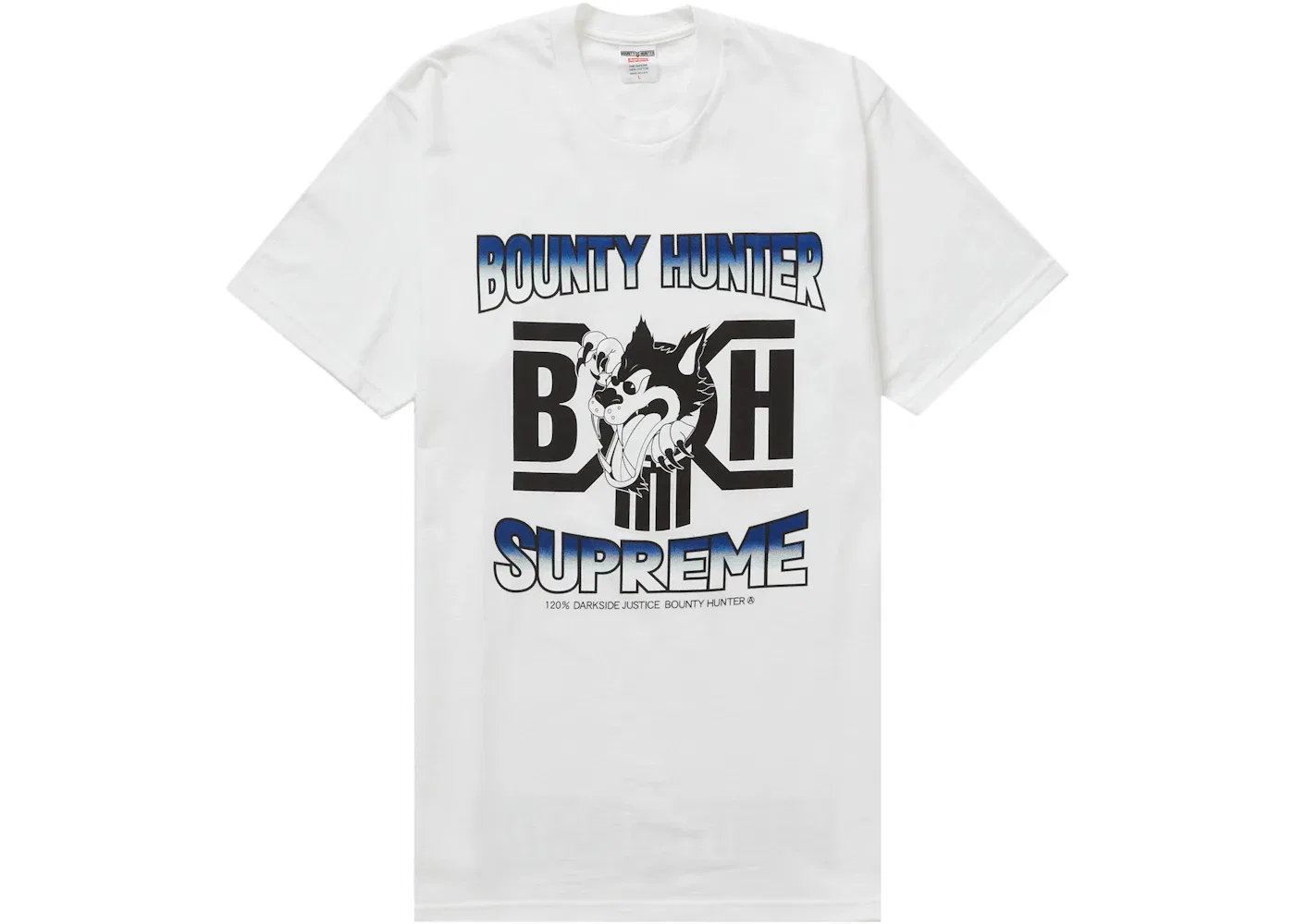 Мужская футболка с принтом Bounty Hunter Wolf Supreme, White
