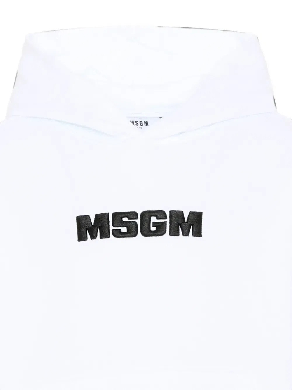 Толстовка с вышитым логотипом Msgm Kids, белый — фото 3