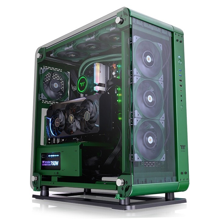

Корпус Thermaltake Core P6, Mid Tower, зеленый
