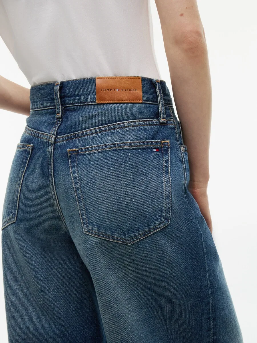 Джинсы TOMMY HILFIGER Wide leg Jeans 'ESS' синего цвета — фото 3