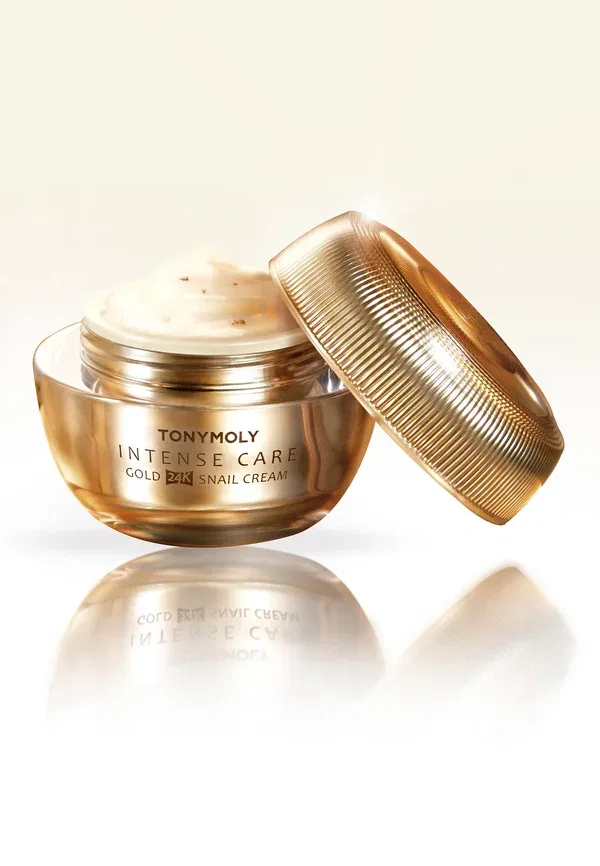 Крем увлажняющий Intense care gold 24k snail cream 45ml, Tonymoly 45 мл — фото 2