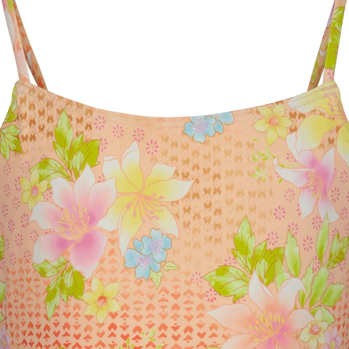 Детский купальник с цветочным принтом Billabong, Soft Peach — фото 3