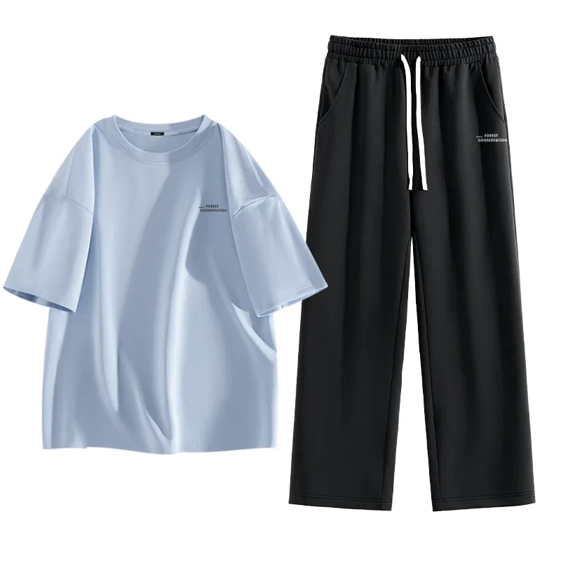 Детский комплект спортивной одежды MINISO, Glacier Blue + Black