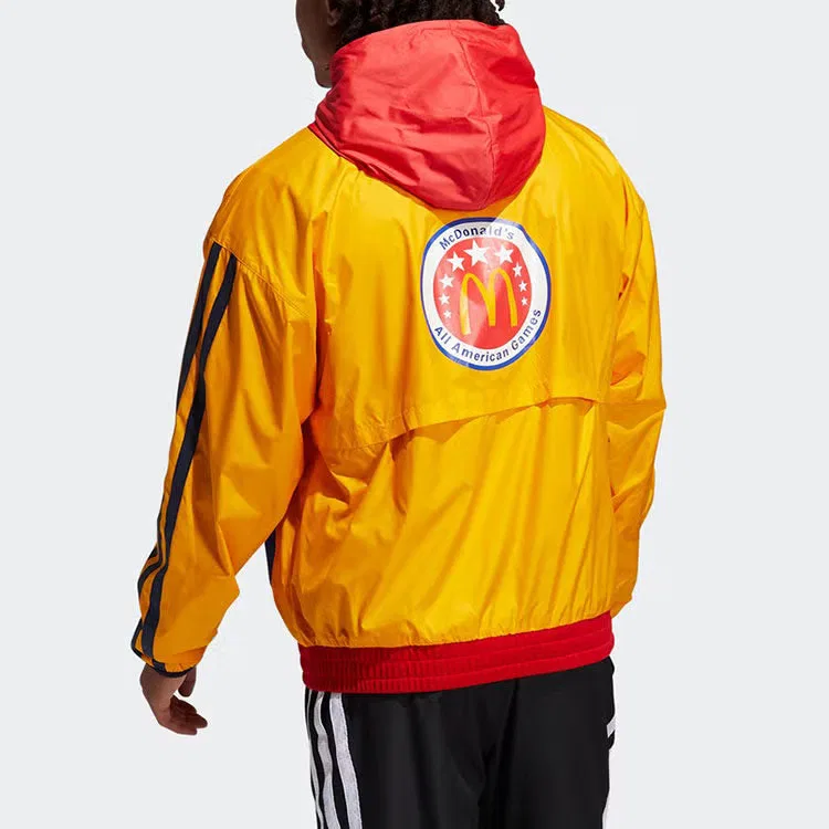 Худи с длинным рукавом баскетбольное Adidas, желтый — фото 2