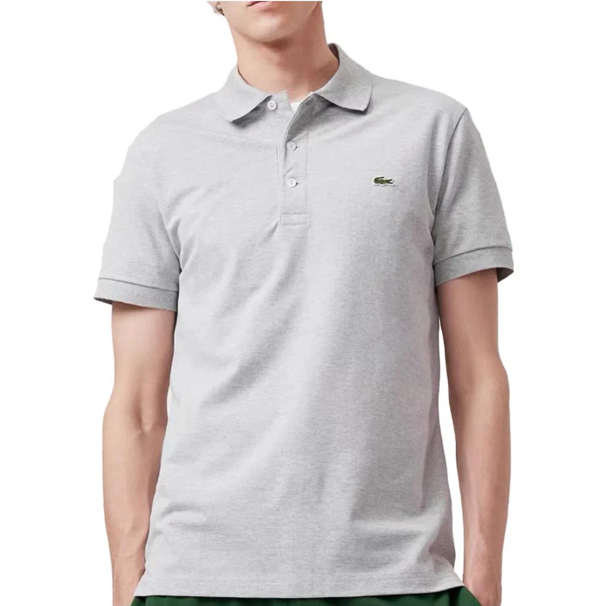 Мужское поло с коротким рукавом L.12.12 LACOSTE, Gray-KC8