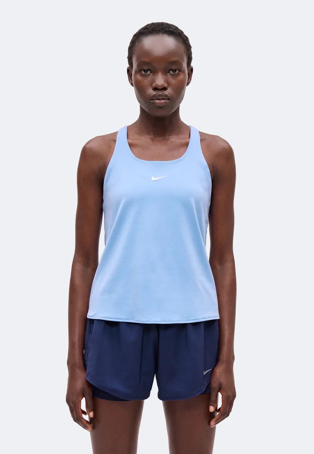 Tank elastika - top Nike Performance, Work Blue/White — фото 3