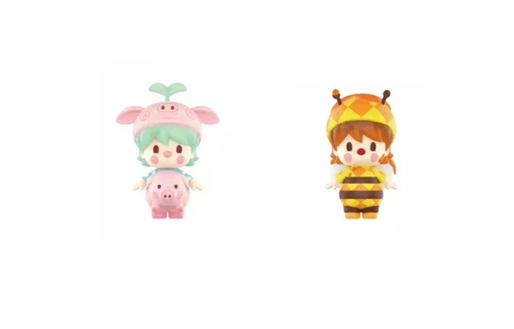 

Фигурка Pop Mart Sweet Beans Animal Baby Collection, Piglet + Bee