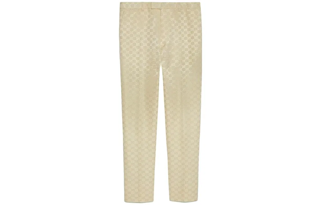 Мужские брюки повседневные GUCCI, Beige Yellow