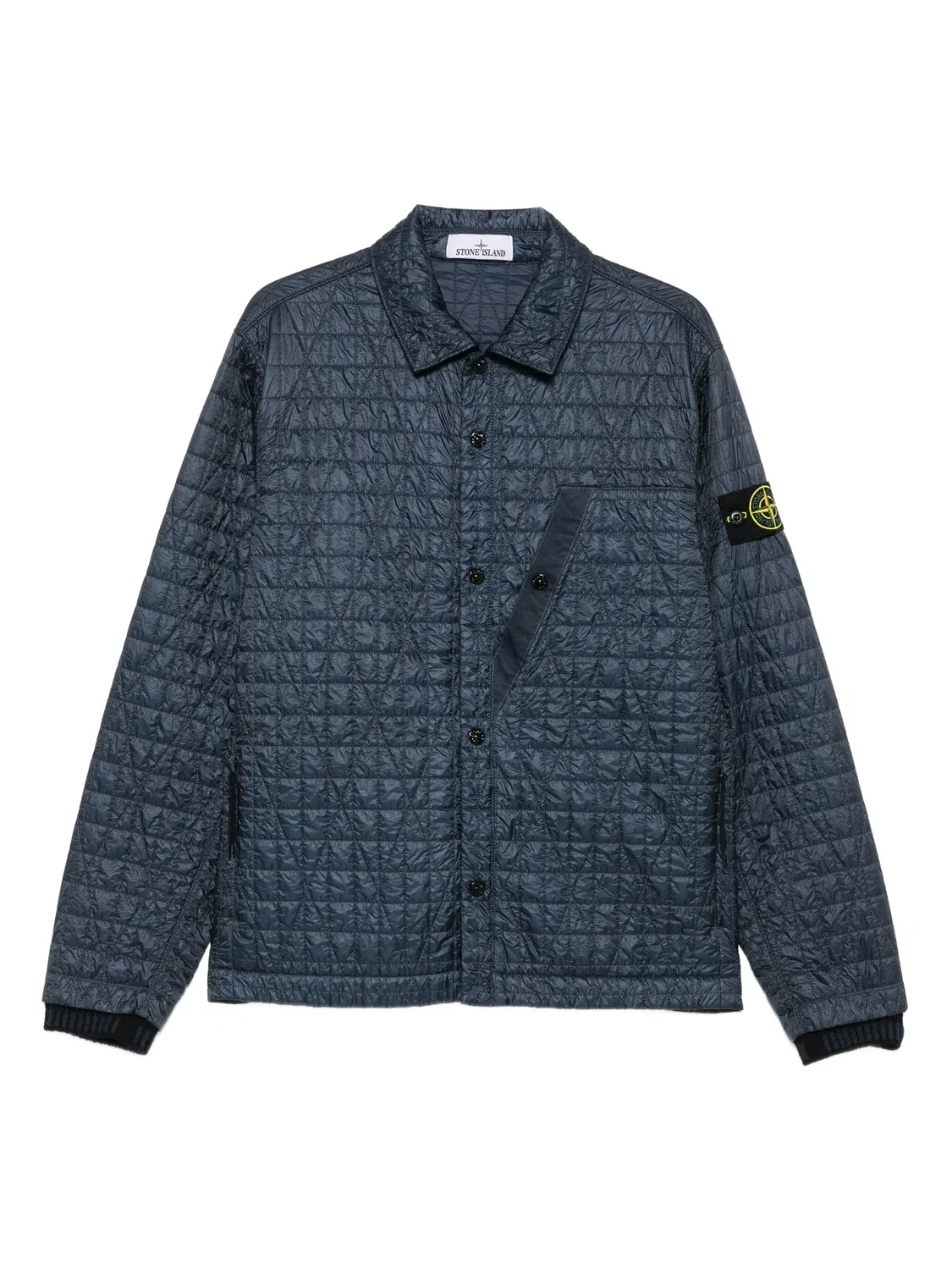 Стеганая куртка Capo синяя Stone Island, синий
