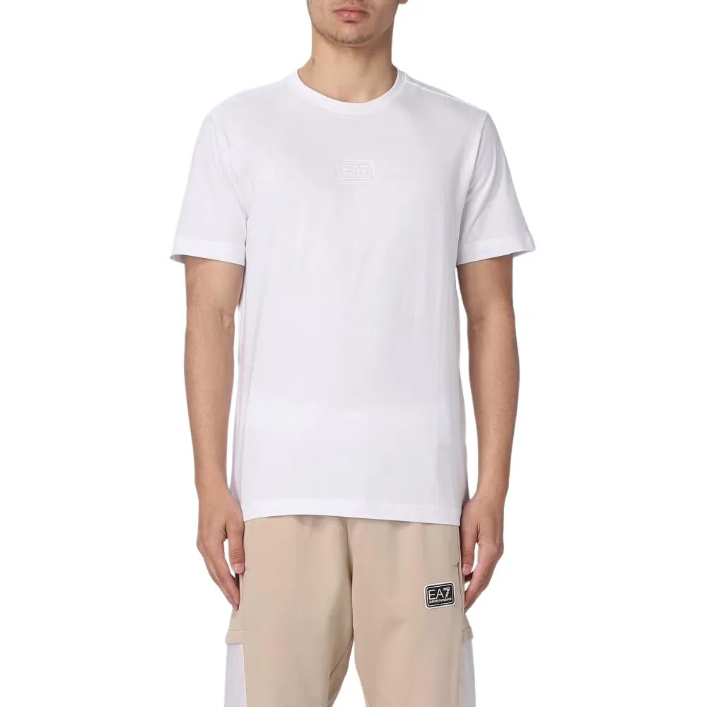 Мужская футболка с коротким рукавом Emporio Armani, White