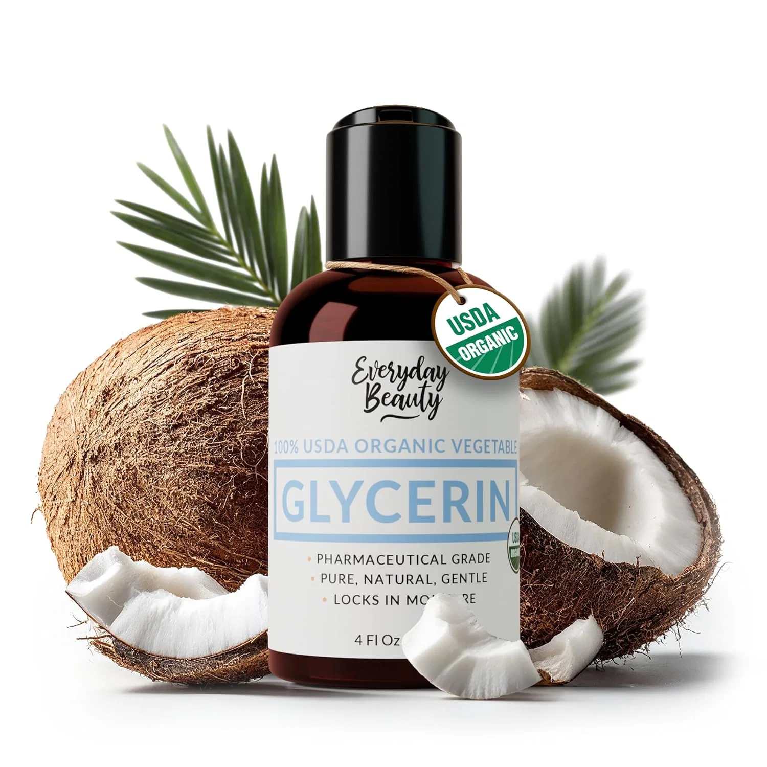 Масло для тела и волос Organic Glycerine, 118 мл Everyday Beauty Helping You Feel Beautiful Inside And Out