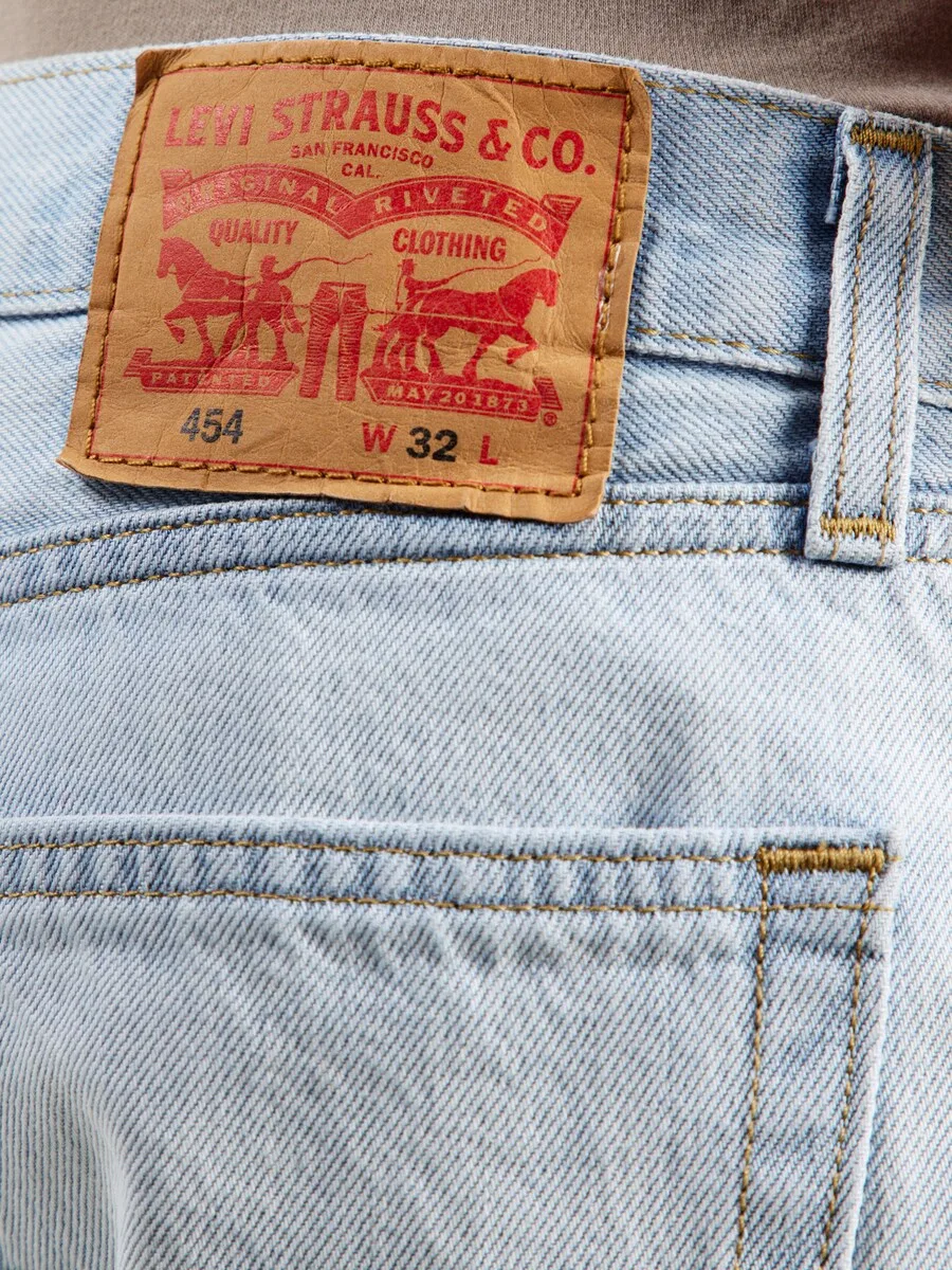 Шорты LEVI'S свободного кроя '454 Relaxed Shorts' из синего денима — фото 2