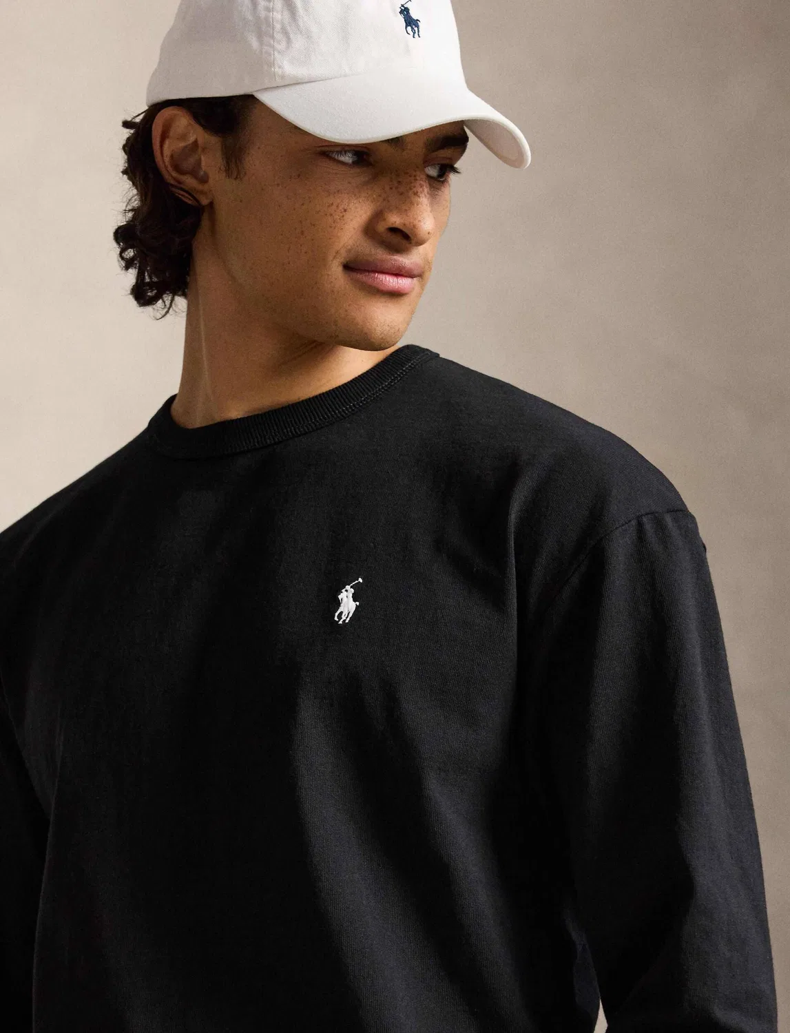 Толстовка Relaxed Fit Polo Ralph Lauren, черный — фото 4