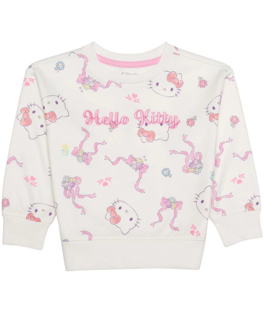Комплект из флисового свитшота и джоггеров Hello Kitty Epic Threads, Angel White — фото 3