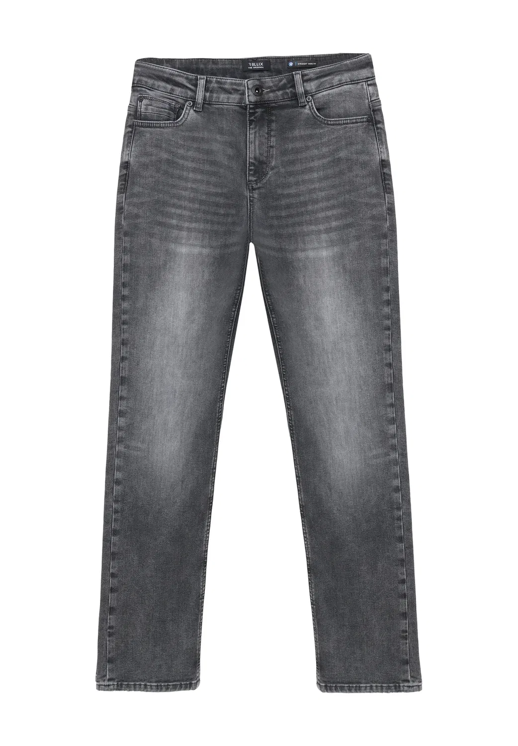 Прямые джинсы широкого кроя - джинсы прямого кроя Rellix, Dark Grey Denim