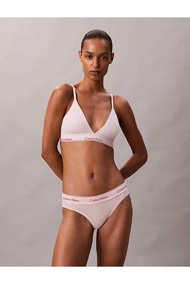 Женский бюстгальтер хлопковый Calvin Klein, Pink — фото 3