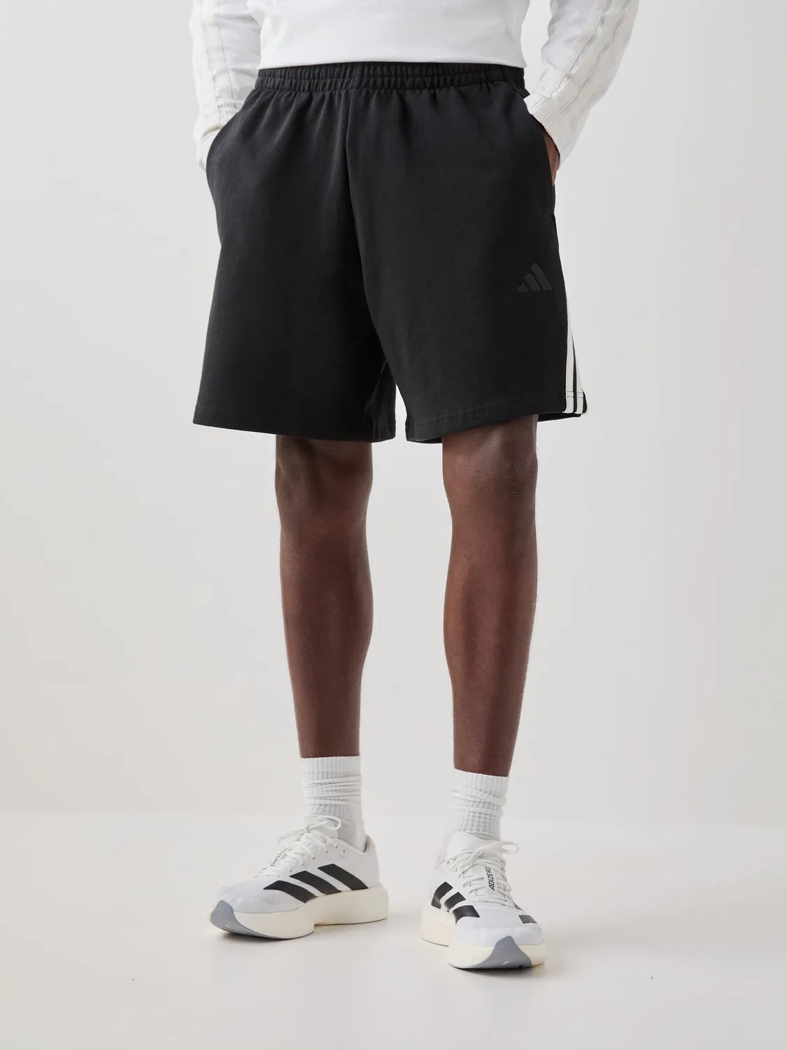 Шорты повседневные Kit 3-Stripes adidas, черный