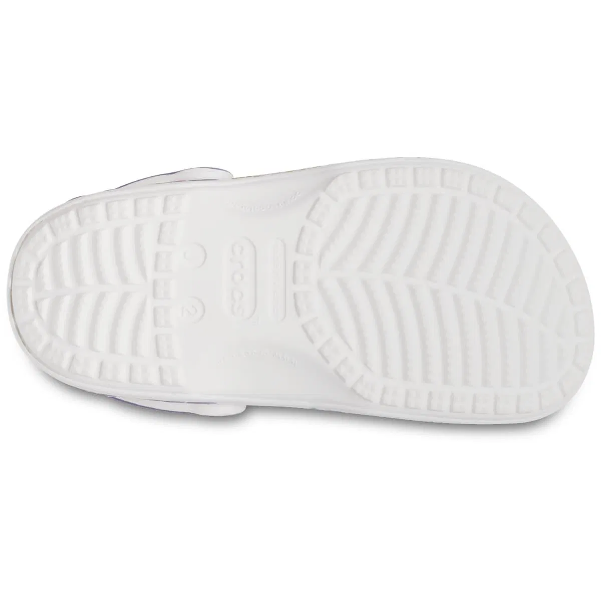Детские сабо для девочек с принтом Encanto Mirabel Classic Clog Crocs, White — фото 4