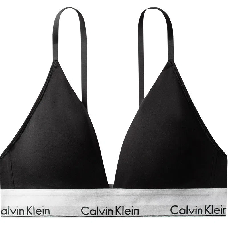 Женский бюстгальтер в ретро-спортивном стиле Calvin Klein, Space Black
