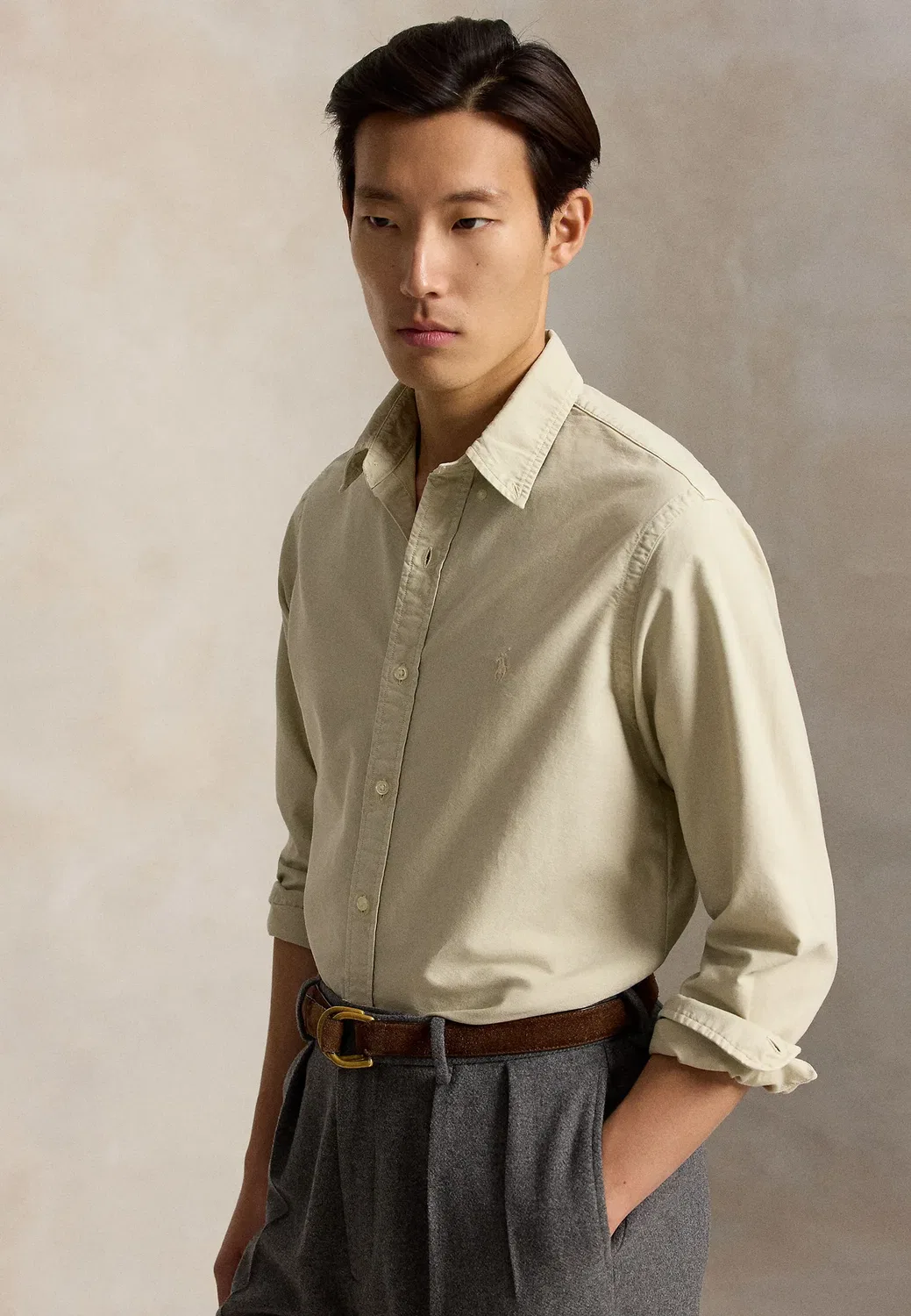 Рубашка Polo Ralph Lauren, Classic Stone