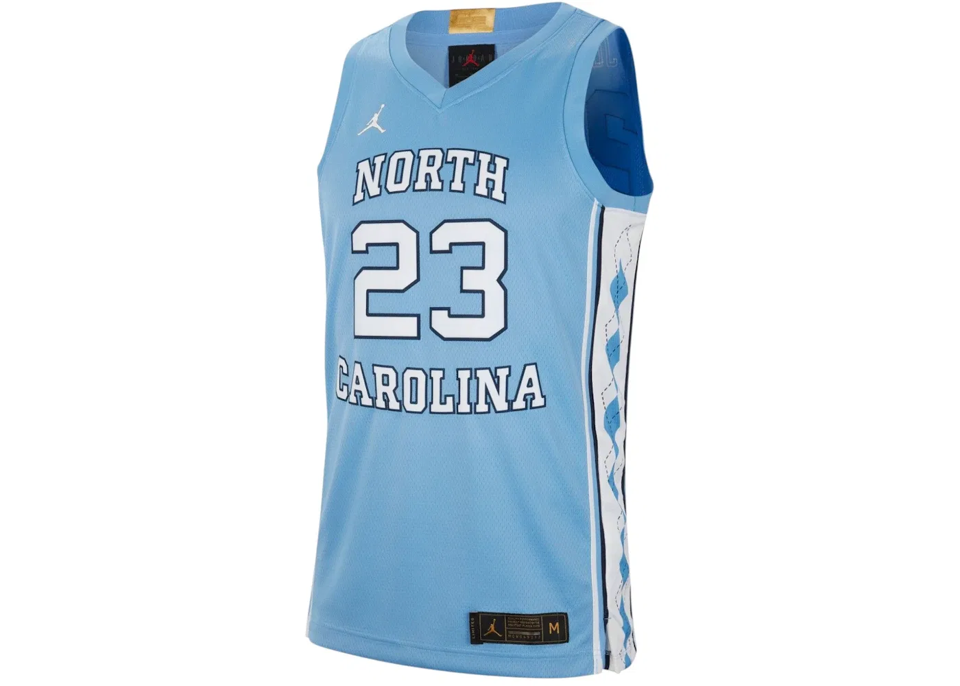Мужская баскетбольная джерси с принтом Jordan College Unc Limited, Blue
