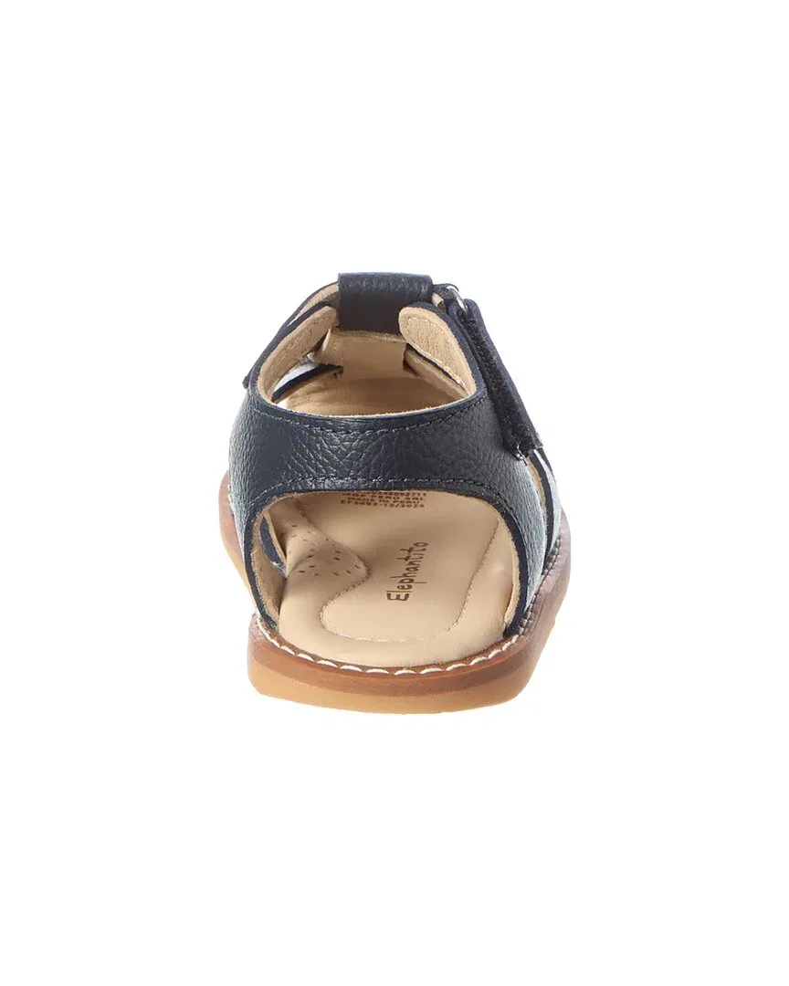 Детские сандалии кожаные с пряжкой Anthony Leather Sandal Elephantito, синий — фото 3