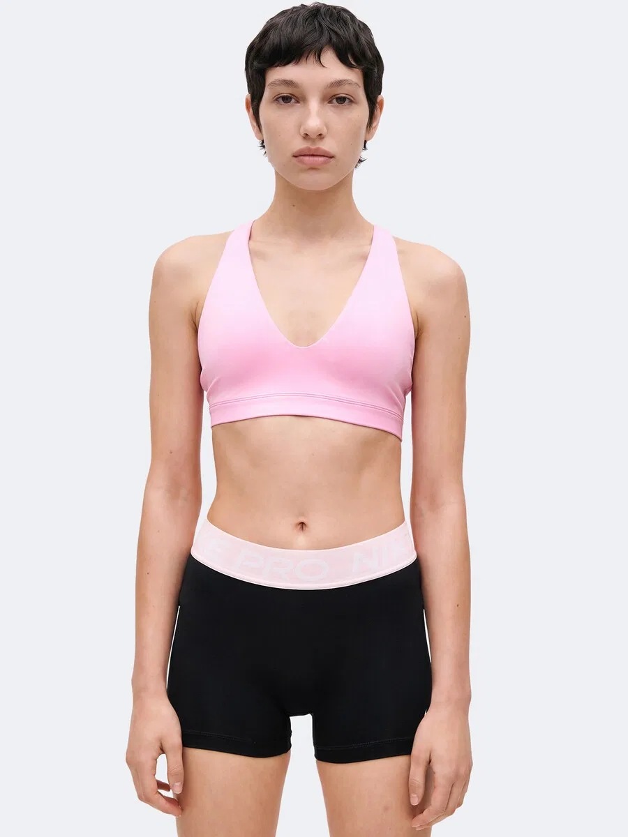 Спортивный бюстгальтер NIKE Bralette 'INDY' в розовом цвете — фото 3
