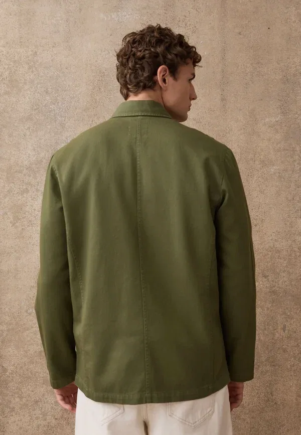 Рубашка джинсовая Regular fit Next, green, зеленый — фото 2