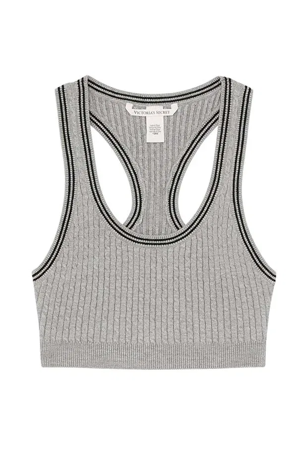 Женская бралетте с бретельками-спагетти Victoria'S Secret, Light Grizzled Gray — фото 3