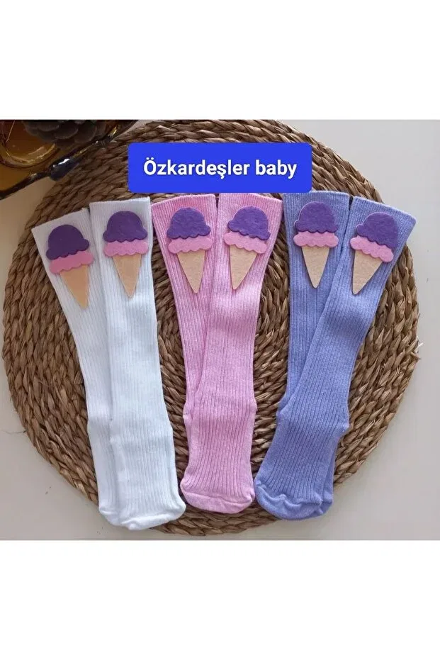 Детские носки-гольфы с принтом Özkardeşler Baby, Multicolor
