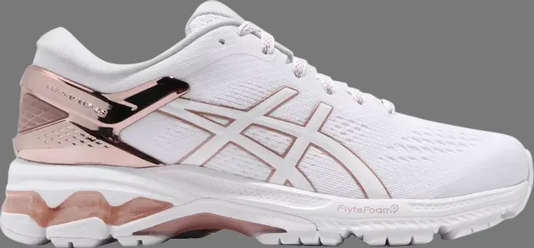 

Кроссовки wmns gel kayano 26 platinum 'rose gold' Asics, белый