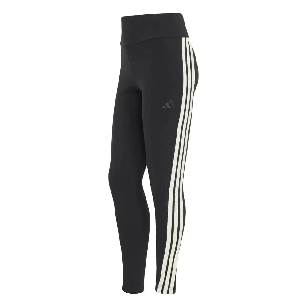 Леггинсы с тремя полосками Adidas, черный — фото 3